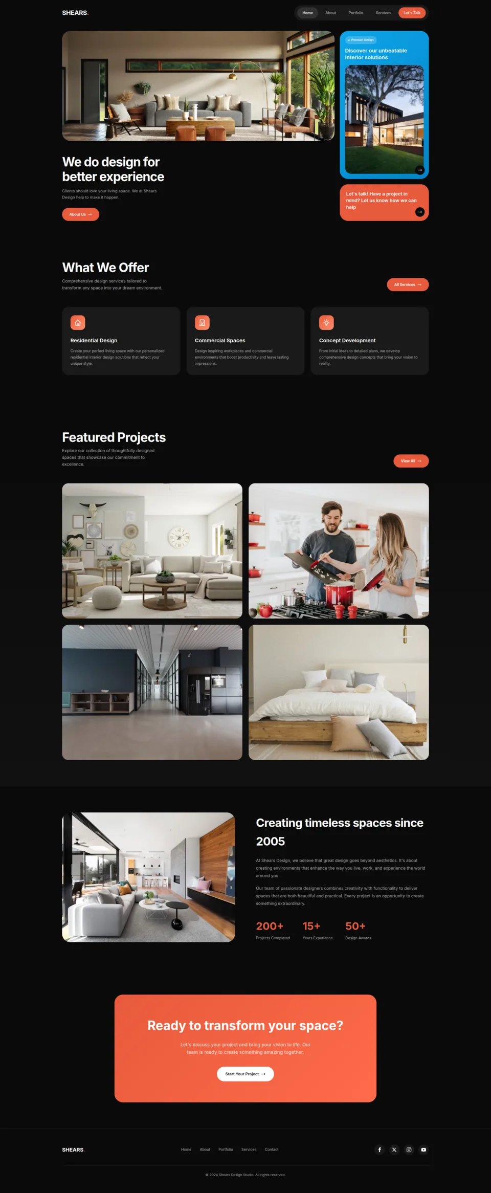 Shears Design site